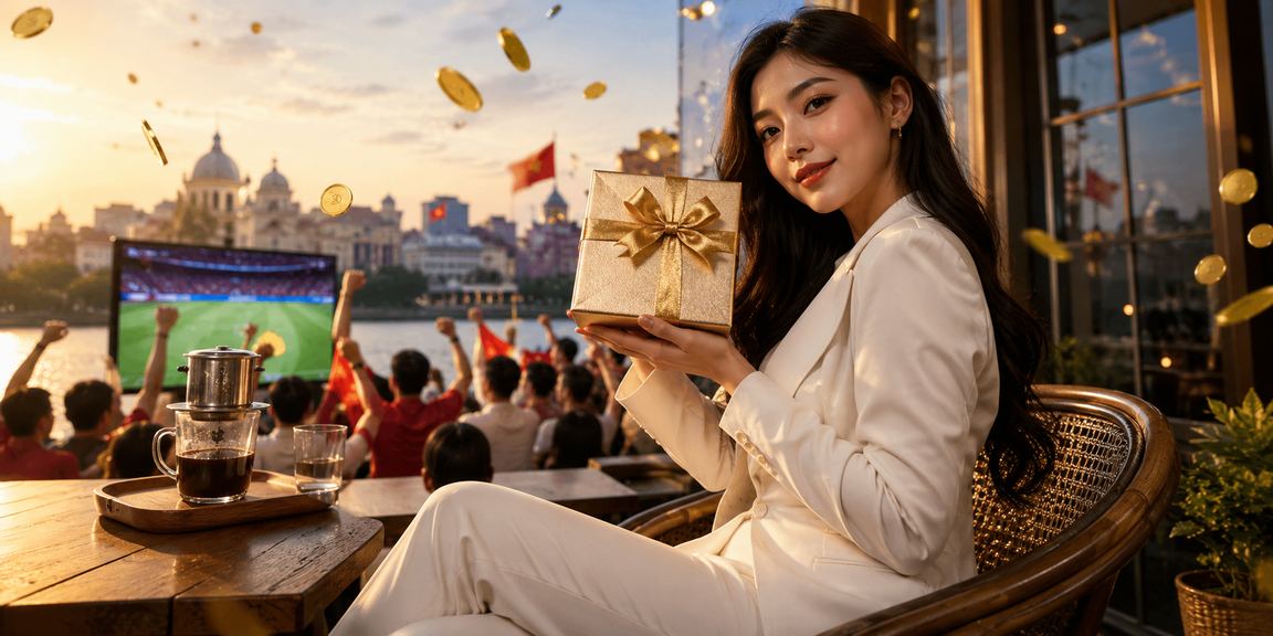 Người dùng Hà Nội trải nghiệm casino trực tuyến tại quán cà phê buổi tối